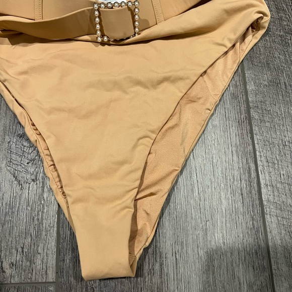 We Wore What Emily Belted High Wasted Bikini Bottoms - Picture 7 of 13